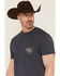 Image #2 - Wrangler Men's Cowboy Short Sleeve Graphic T-Shirt, Navy, hi-res