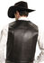 Image #3 - Roper Men's Nappa Notched Collar Leather Vest - Big & Tall, Brown, hi-res