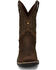 Image #5 - Justin Men's Fireman Brown Western Boots - Square Toe, Brown, hi-res