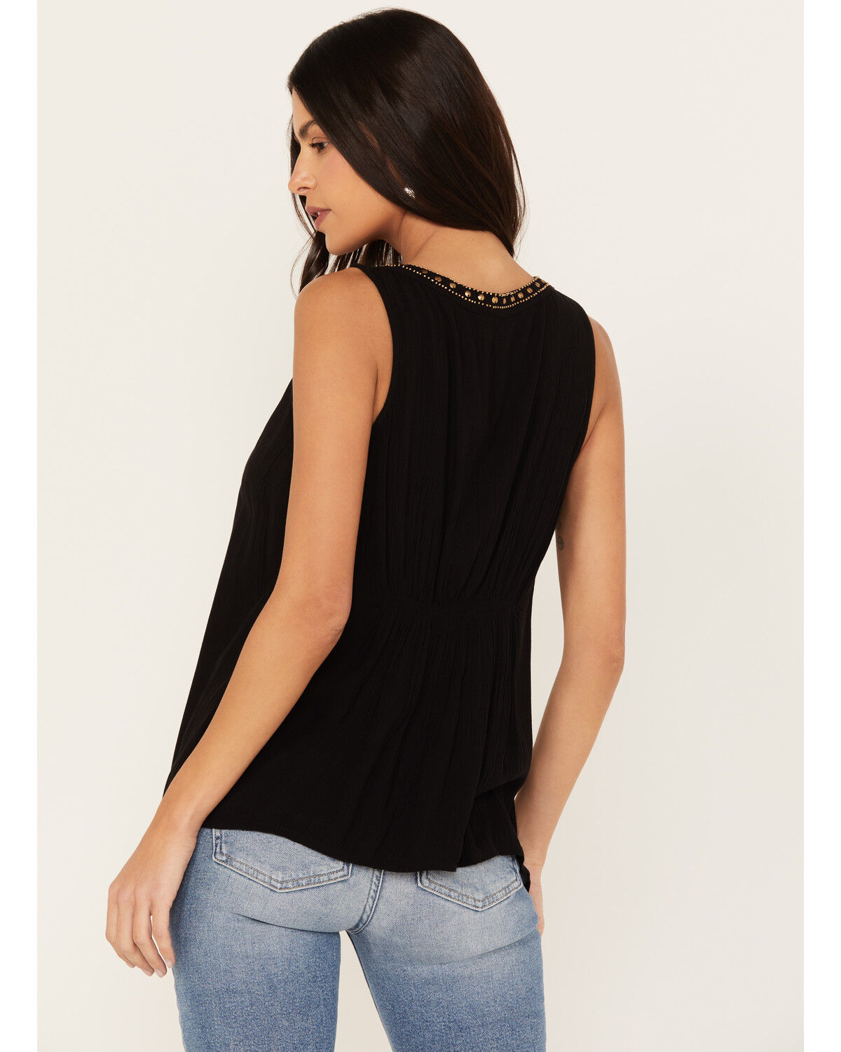 Image #5 - Idyllwind Women's Camellia Sleeveless Top, Black, hi-res