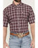 Image #3 - Cinch Men's Plaid Print Short Sleeve Button-Down Western Shirt - Big, Purple, hi-res