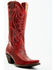 Image #1 - Idyllwind Women's Redhot Western Boots - Snip Toe, Red, hi-res
