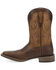 Image #3 - Laredo Men's Stratford Western Performance Boots - Broad Square Toe, Brown, hi-res