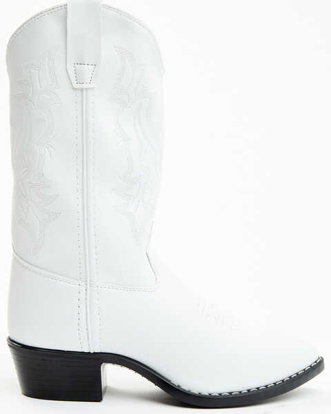 Image #2 - Shyanne Girls' Little Blanca Western Boots - Round Toe, White, hi-res