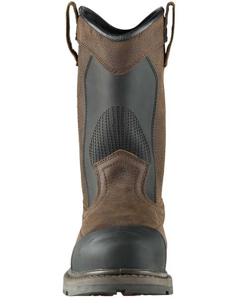 Image #5 - Avenger Men's Hammer Met Guard Western Work Boots - Carbon Safety Toe, Brown, hi-res