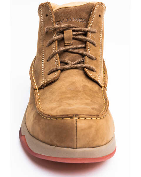 Image #4 - Cody James Men's Casual Driver Work Boots - Composite Toe, Brown, hi-res
