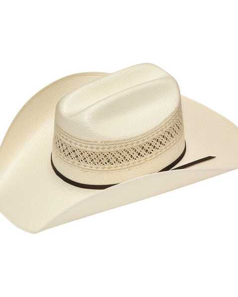 Twister Double S 10X Straw Cowboy Hat, Ivory, hi-res