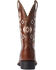 Image #3 - Ariat Women's Canyon Tan Round Up Skyler Full-Grain Western Boot - Wide Square Toe , Brown, hi-res