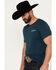 Image #2 - Pendleton Men's Harding Star Short Sleeve Graphic T-Shirt, Indigo, hi-res