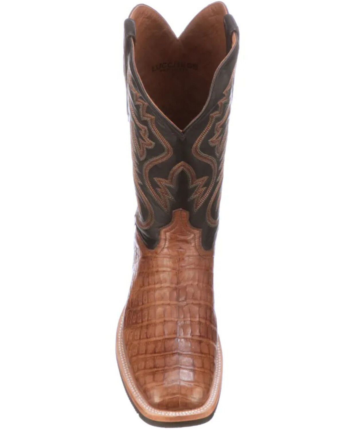 Image #6 - Lucchese Men's Rowdy Western Boots - Square Toe, , hi-res