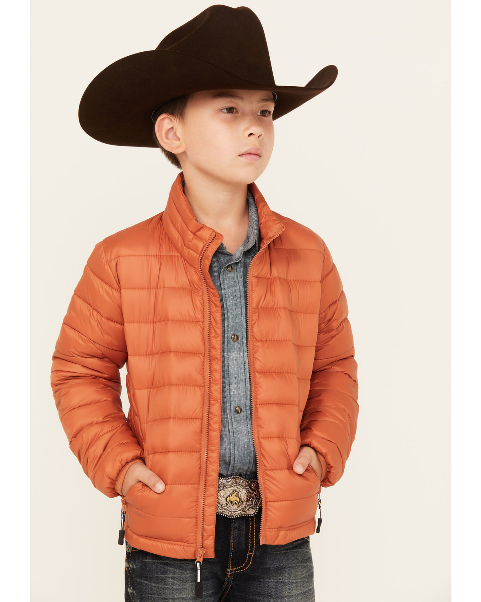 Roper Boys Quilted Parachute Puffer Jacket Country Outfitter