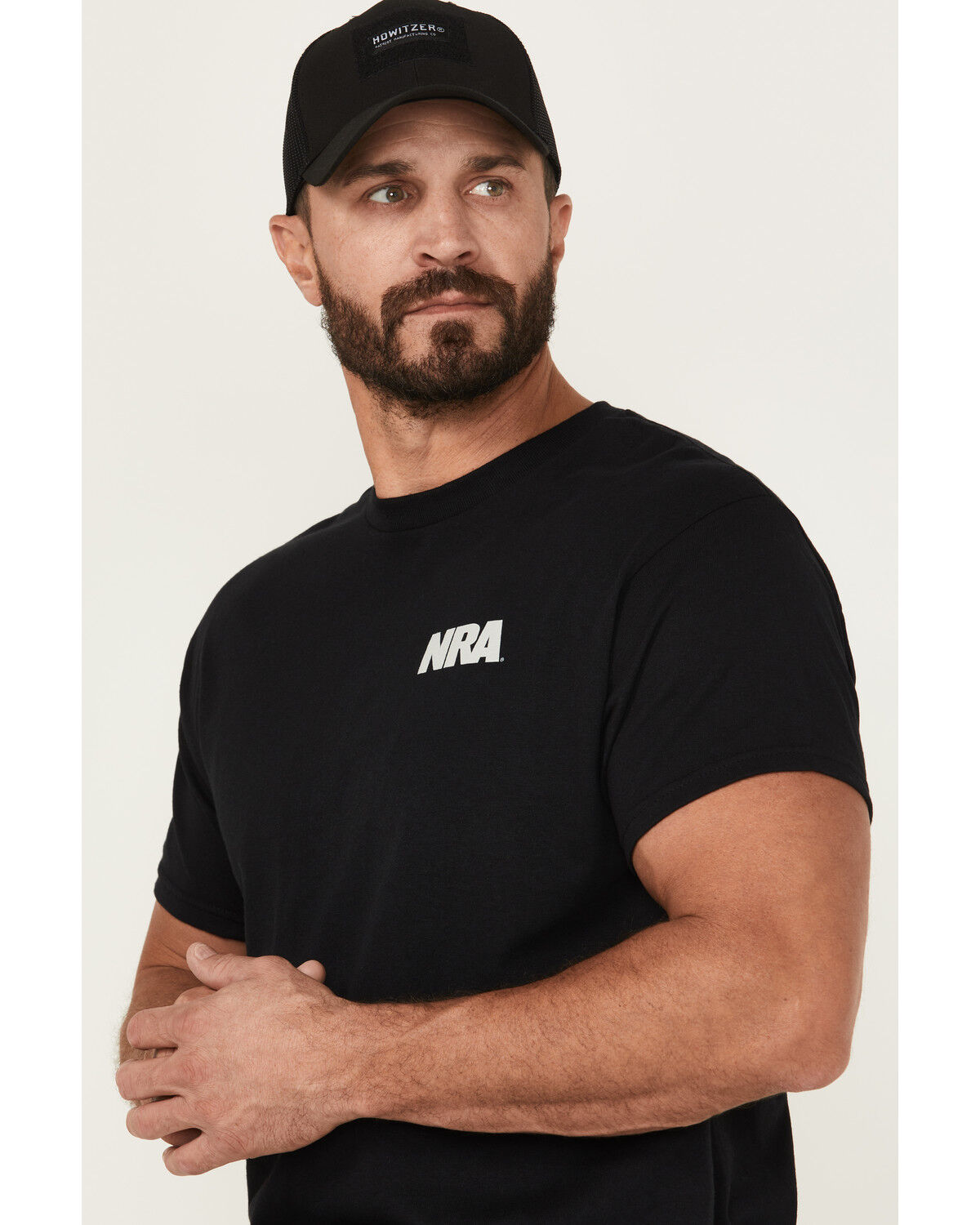 Image #3 - Buckwear Men's NRA Badge Short Sleeve Graphic T-Shirt, Black, hi-res
