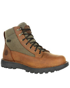 Rocky Men's Legacy 32 Waterproof Outdoor Boots - Soft Toe, Green/brown, hi-res