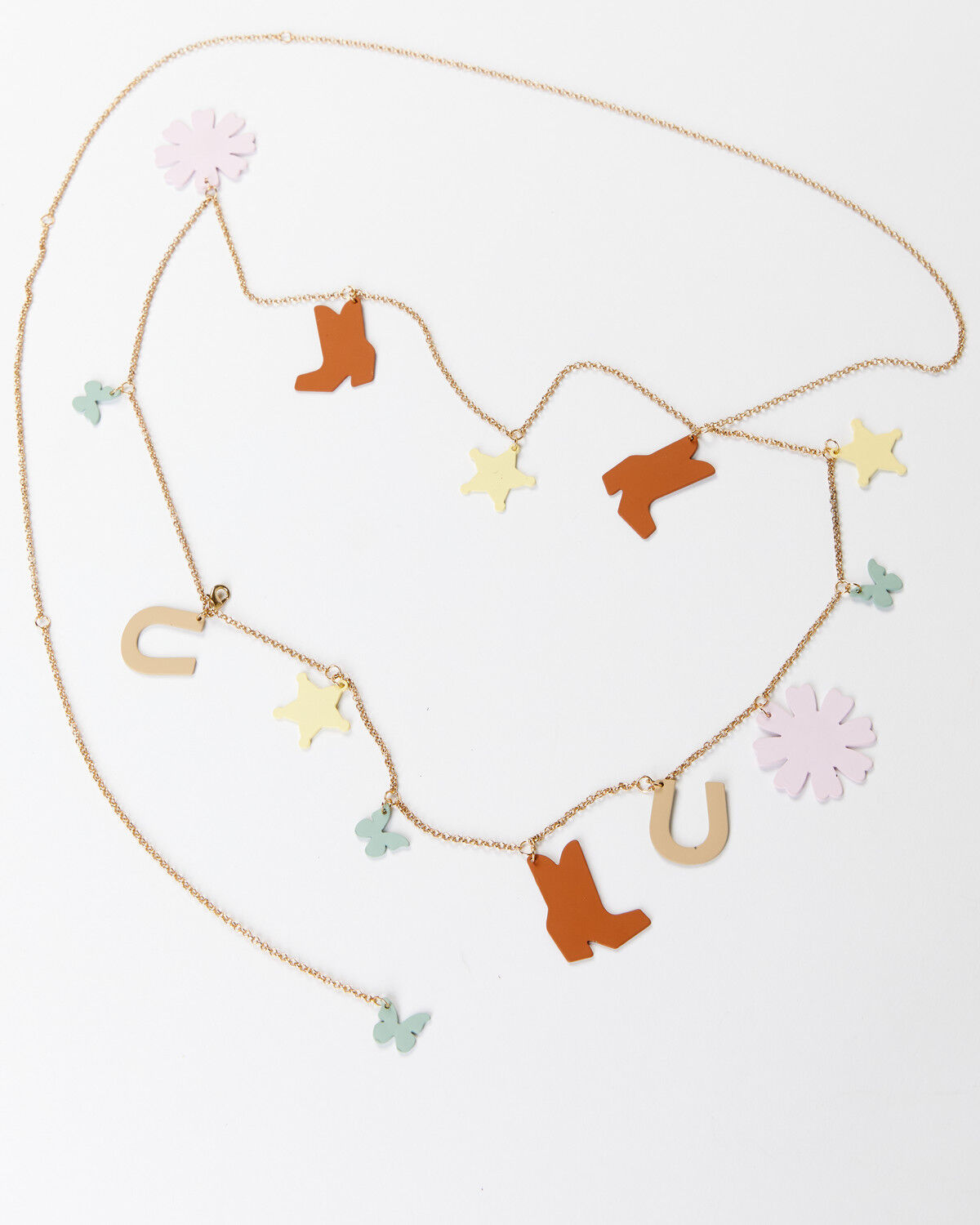 Image #4 - Understated Leather Women's Lucky Charm Chain Belt, Multi, hi-res