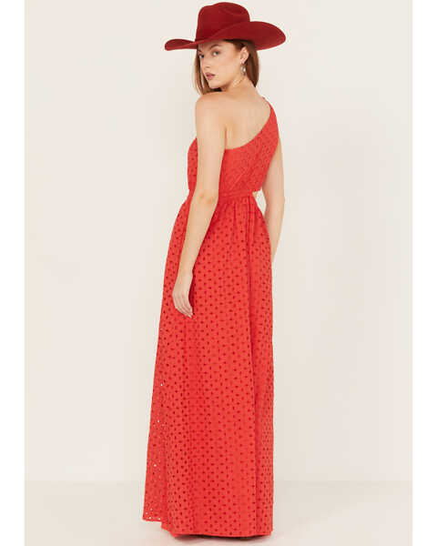 Image #4 - Show Me Your Mumu Women's Take Me Out Sleeveless Maxi Dress, Red, hi-res