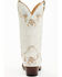 Image #5 - Shyanne Women's Byrdie Crack Embroidered Western Boots - Round Toe, Ivory, hi-res
