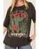 Image #3 - Wrangler Retro Women's Cactus Rose Short Sleeve Graphic Tee, Black, hi-res