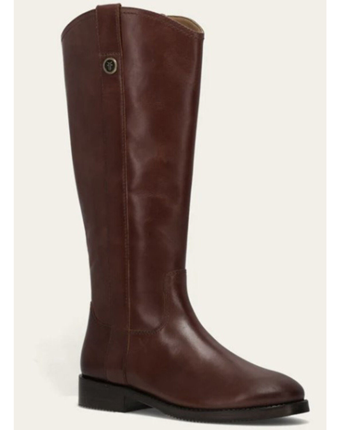 Frye Women's Melissa Button Tall Inside Zip Boots - Round Toe, Brown, hi-res