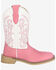 Image #2 - Smoky Mountain Girls' Georgia Girl Western Boots - Broad Square Toe, White, hi-res