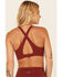 Image #4 - Shyanne Women's Solid Riding Sports Bra, Chocolate, hi-res