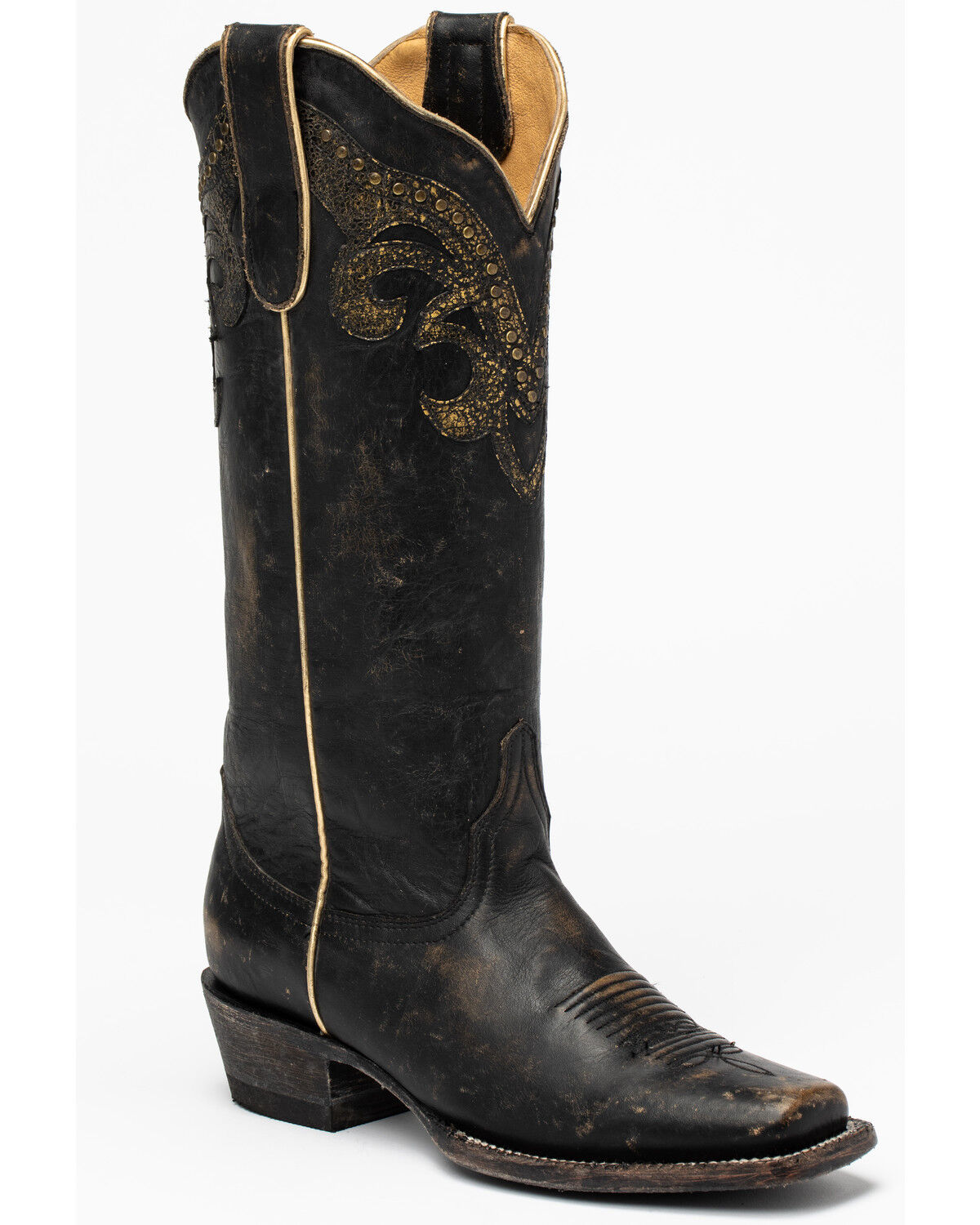 Image #1 - Idyllwind Women's Tough Cookie Western Boots - Square Toe, Black/tan, hi-res