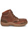 Image #2 - Justin Men's 5" Corbett Lace-Up Moc Waterproof Work Boots - Alloy Toe, Brown, hi-res