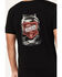 Image #4 - Moonshine Spirit Men's Mason Jar Graphic Short Sleeve T-Shirt , Black, hi-res