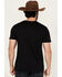 Image #4 - Rock & Roll Denim Men's Armadillo Short Sleeve Graphic T-Shirt, Black, hi-res