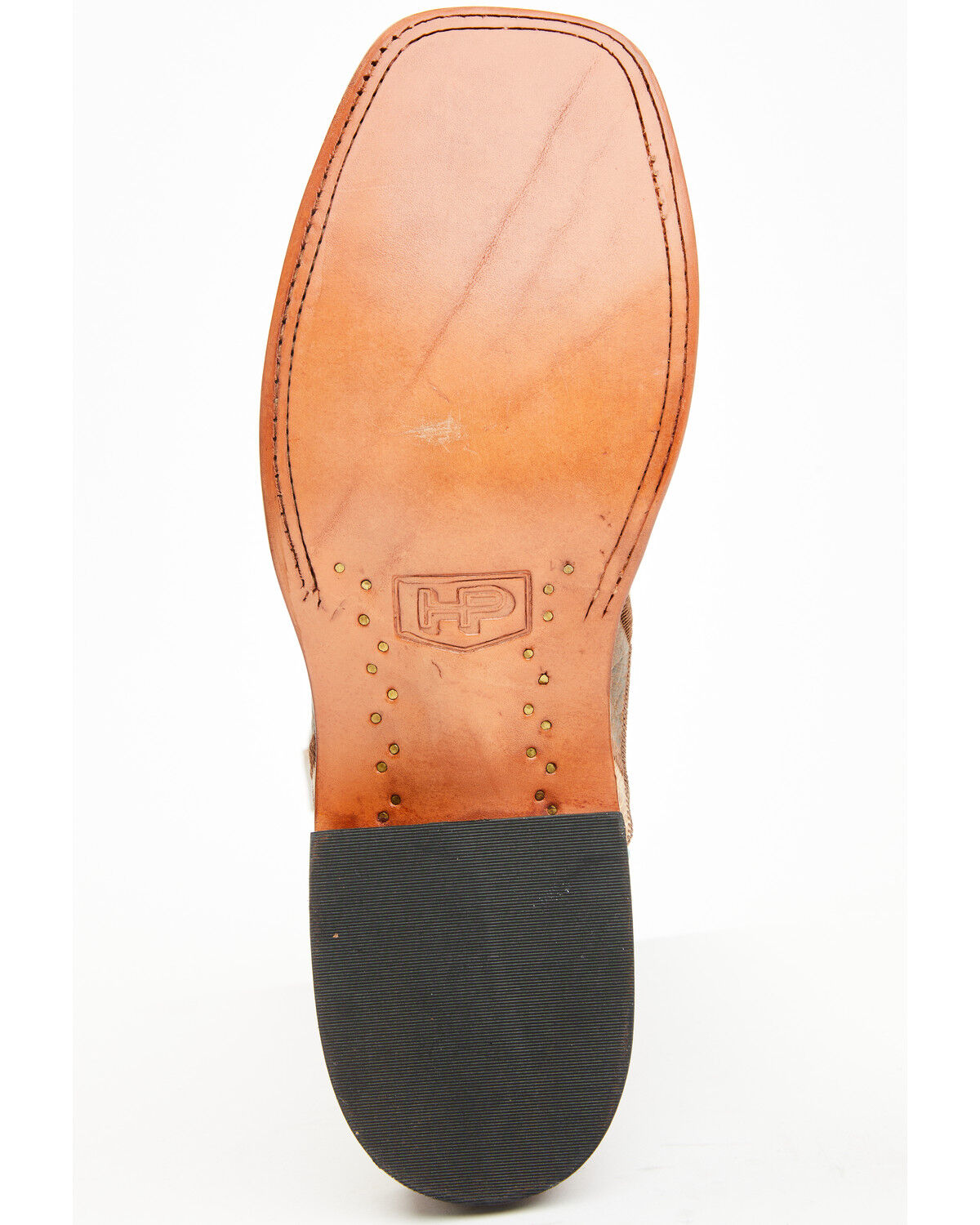 Image #7 - Horse Power Men's Patchwork Western Boots - Square Toe, Brown, hi-res