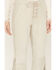 Image #2 - Idyllwind Women's Huntsville High Rise Leather Fringe Flare Pants, Stone, hi-res