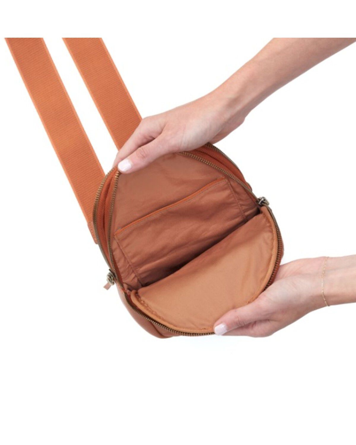 Image #2 - Hobo Women's Cass Sling Crossbody Bag, Tan, hi-res