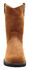 Image #4 - Georgia Boot Men's Wellington Pull On Work Boots - Steel Toe, Brown, hi-res