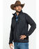 Stetson Men's Charcoal Fuzzy Bonded Sweater , Grey, hi-res