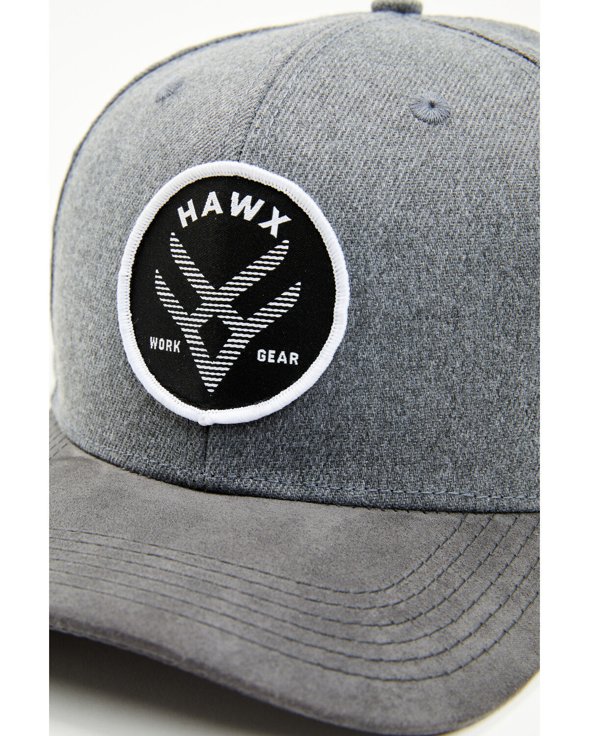Image #3 - Hawx Men's Circle Patch Ball Cap, Black, hi-res