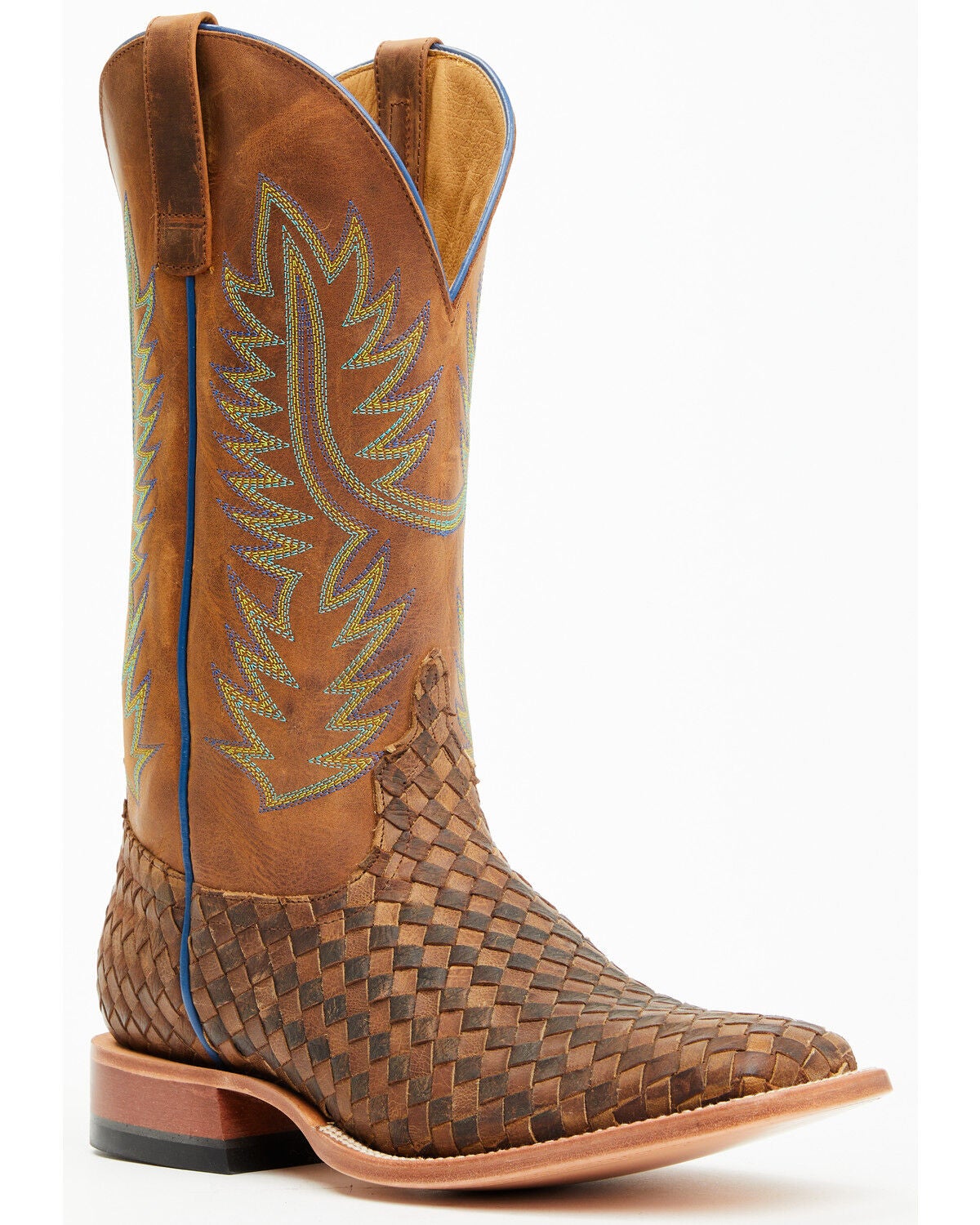 Image #2 - Horse Power Men's Unbeweavable Western Boots - Broad Square Toe, Toast, hi-res