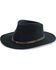 Image #1 - Cody James Men's Durango Crushable Felt Western Fashion Hat, Black, hi-res