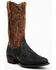 Image #1 - Dan Post Men's Winston Exotic Teju Lizard Western Boots - Medium Toe, Black, hi-res