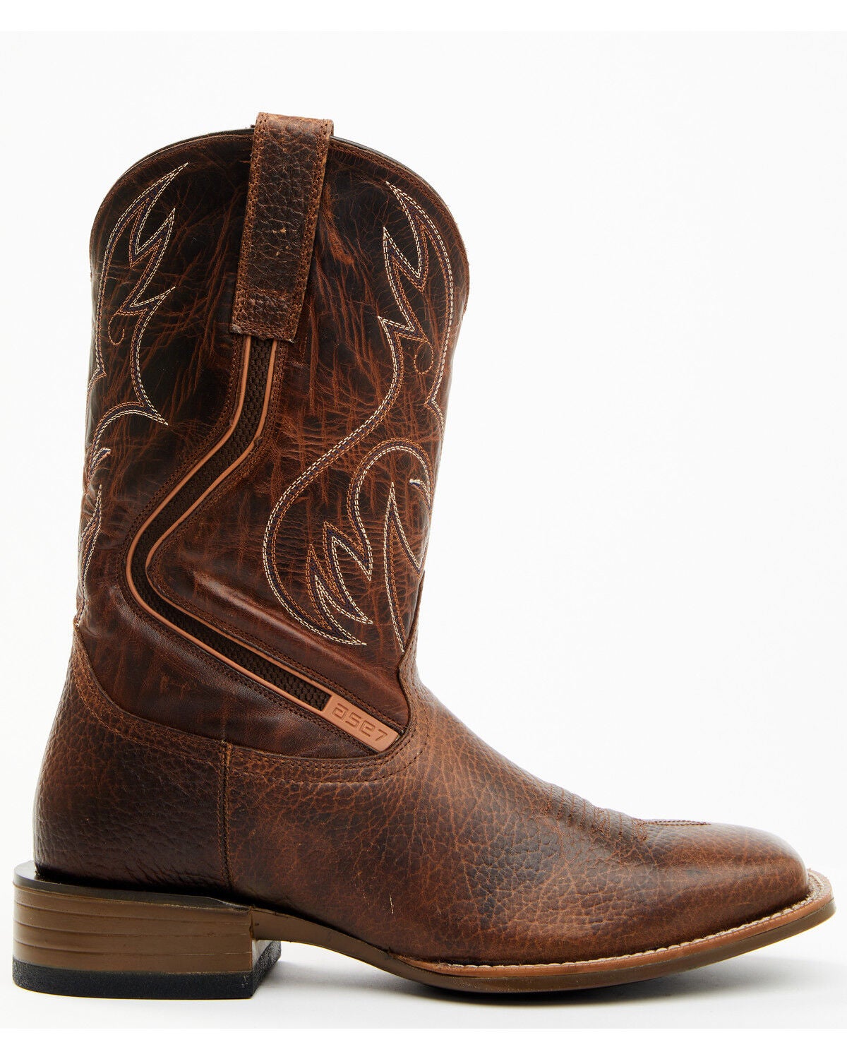 Image #2 - Cody James Men's ASE7 Hoverfly Western Performance Boots - Broad Square Toe, Brown, hi-res