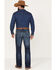 Image #4 - Cinch Men's Ian Medium Wash Slim Boot Performance Stretch Denim Jeans, Indigo, hi-res