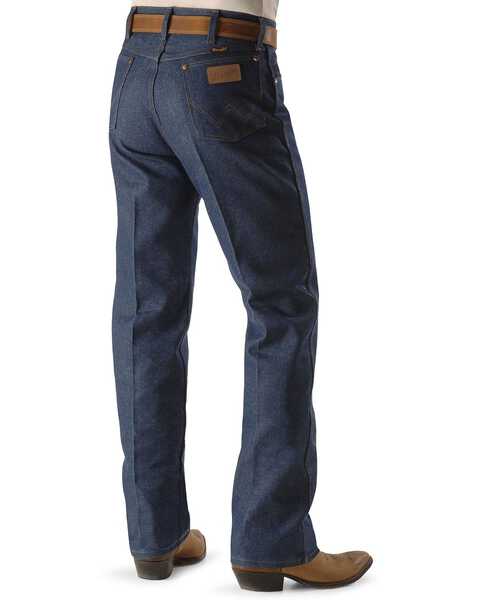 Image #1 - Wrangler Men's 13MWZ Cowboy Cut Rigid Original Fit Jeans - 38" & 40" Tall Inseams, Indigo, hi-res