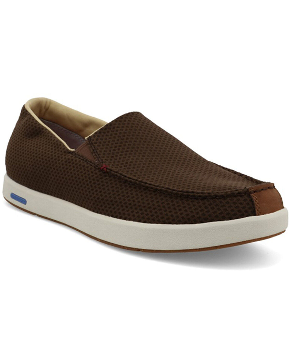 Image #1 - Twisted X Men's Ultralite X™ Slip-On Driving Shoes - Moc Toe, Brown, hi-res