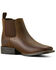 Image #1 - Ariat Boys' Booker Distressed Chelsea Boots - Broad Square Toe, Distressed Brown, hi-res