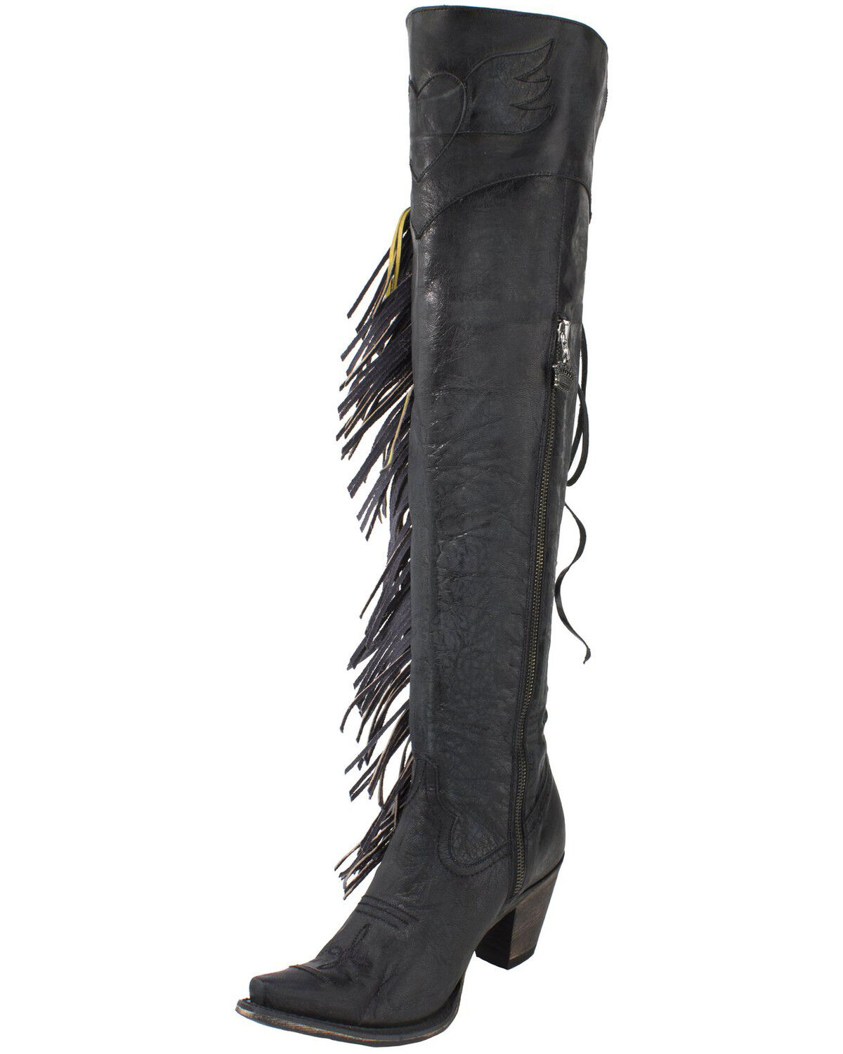 Image #8 - Junk Gypsy by Lane Women's Spirit Animal Tall Boots - Snip Toe, Black, hi-res