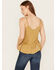 Image #4 - Cleo + Wolf Women's Drop Needle Rib Strappy Tank Top, Bronze, hi-res