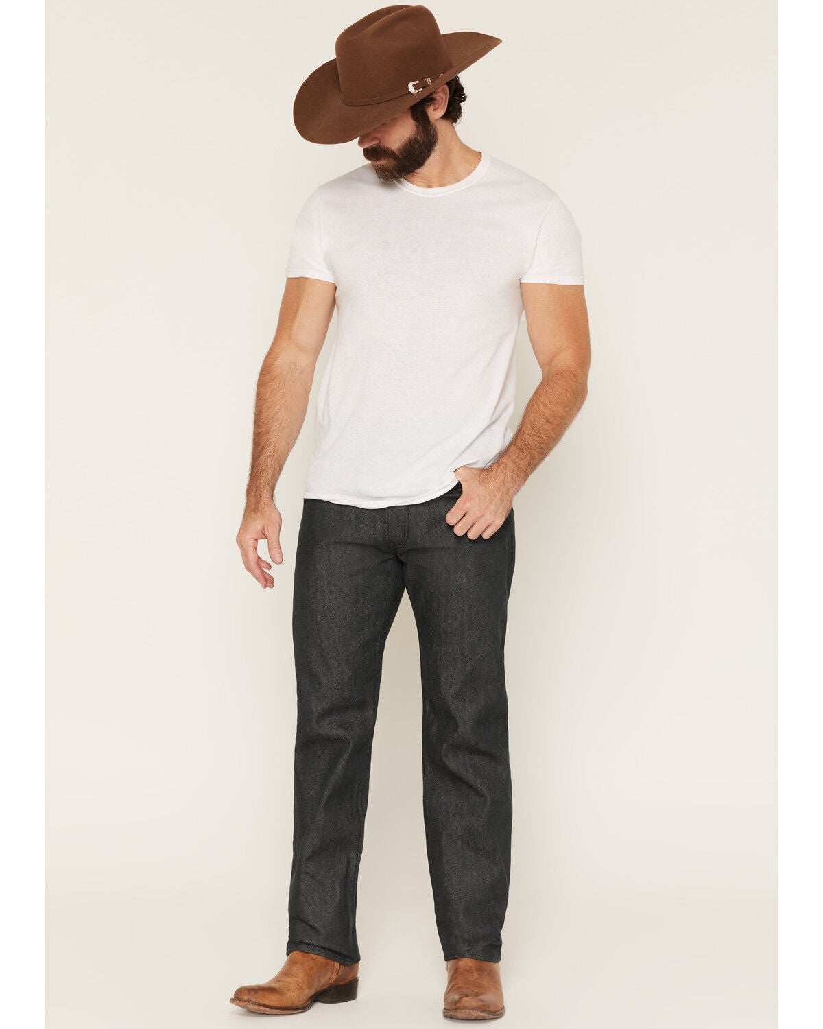 Image #1 - Levi's Men's 501&reg; Original Evolution Straight Denim Jeans, Black, hi-res