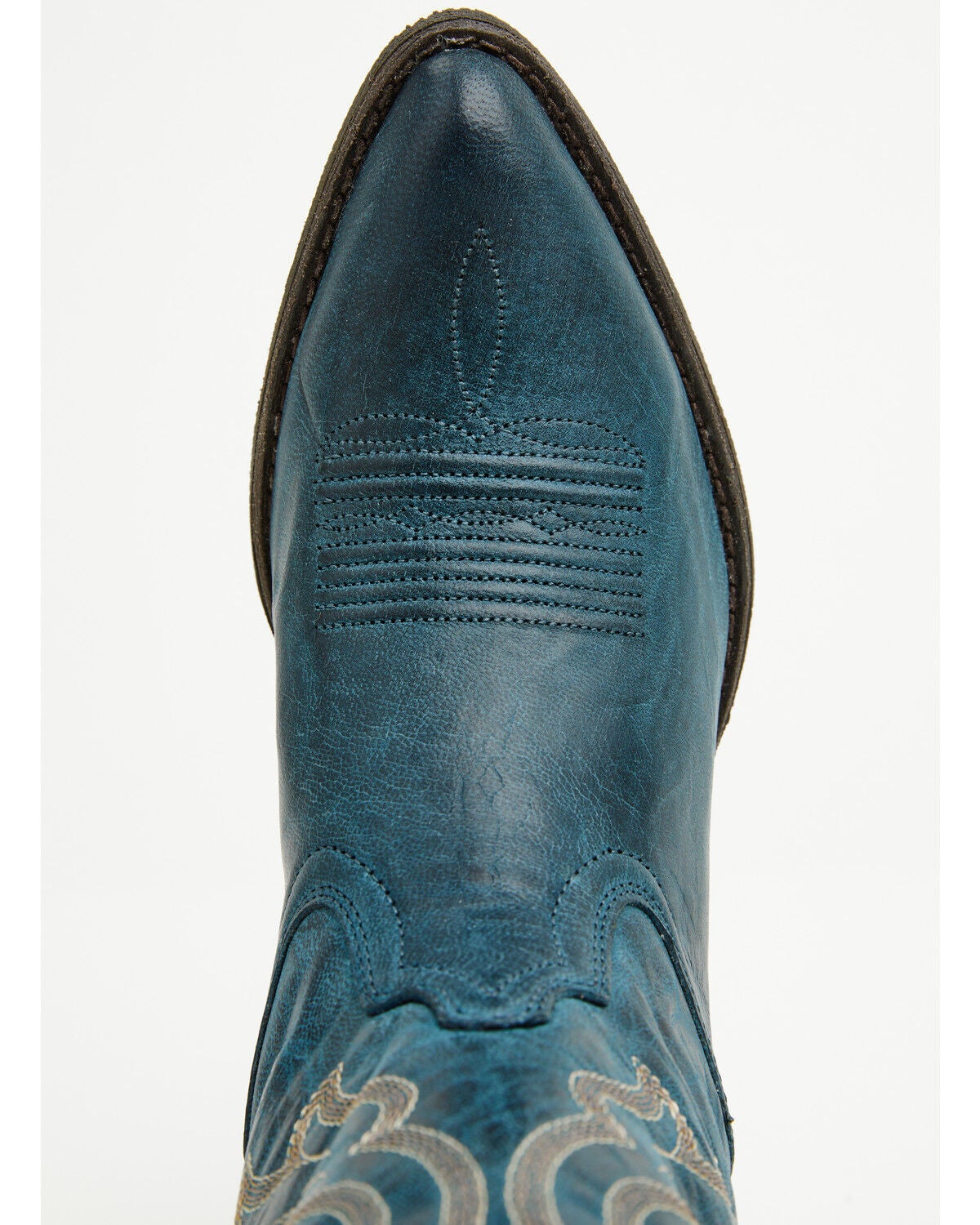 Image #6 - Ariat Women's Heritage Western Western Boots - Round Toe, Blue, hi-res