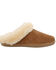 Image #2 - Minnetonka Women's Sheepskin Mule Slippers, Tan, hi-res