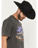 Image #2 - Seager Men's Mud Romp Short Sleeve Graphic T-Shirt, Black, hi-res