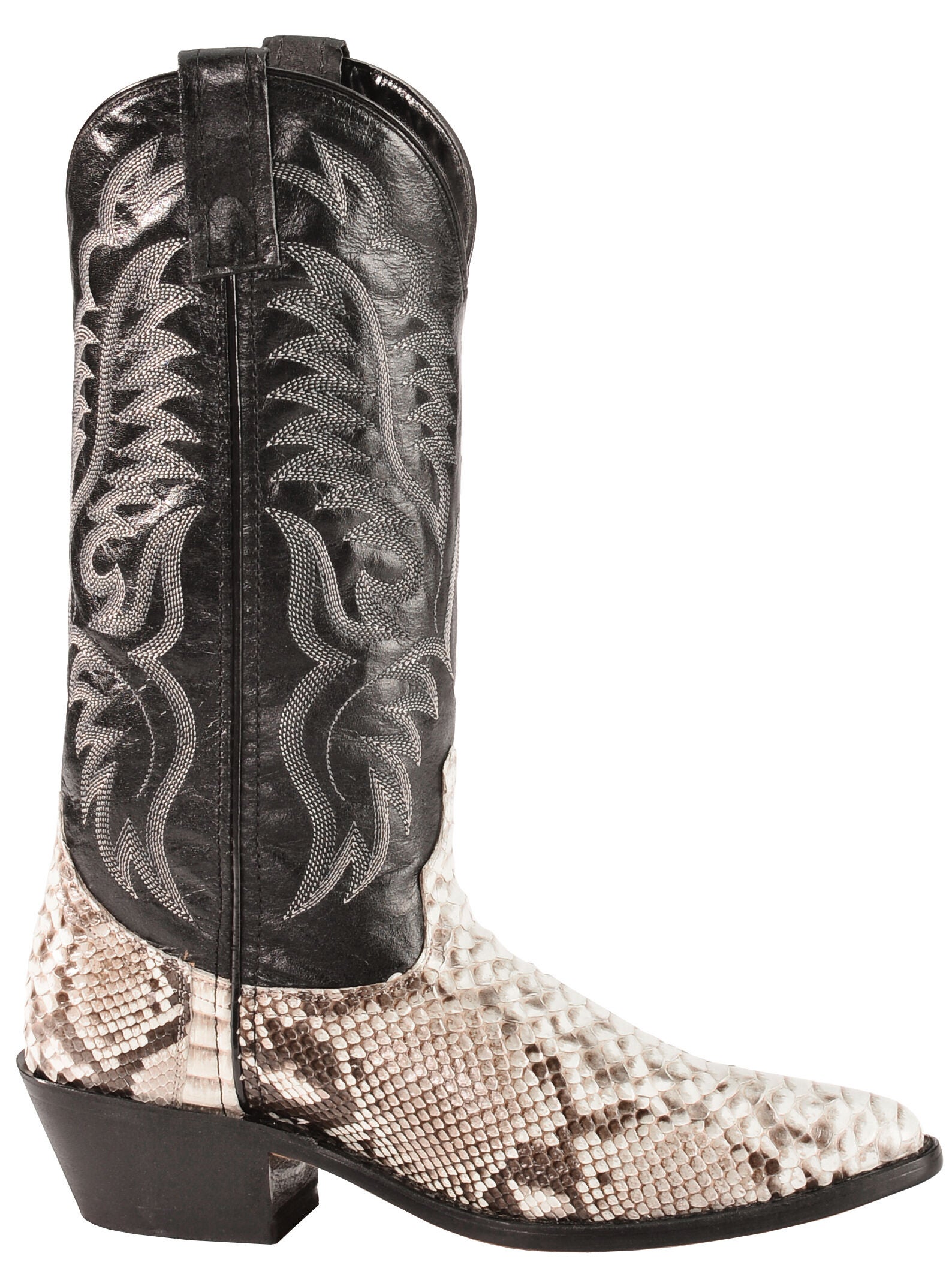 python snakeskin boots