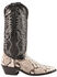 Laredo Men's Key West Python Western Boots - Medium Toe, Natural, hi-res